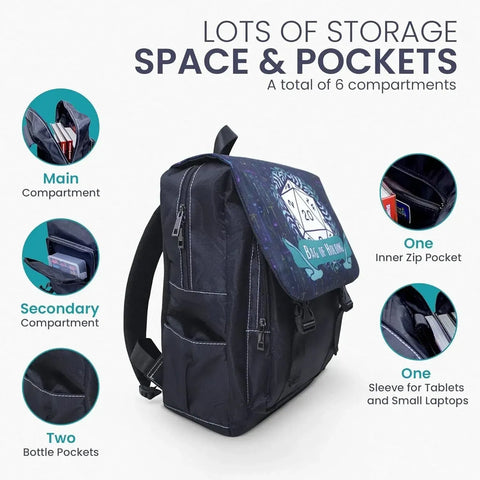 Bag of Holding Laptop Backpack for Tabletop Gamers - Adventurer's Forge - Image 12