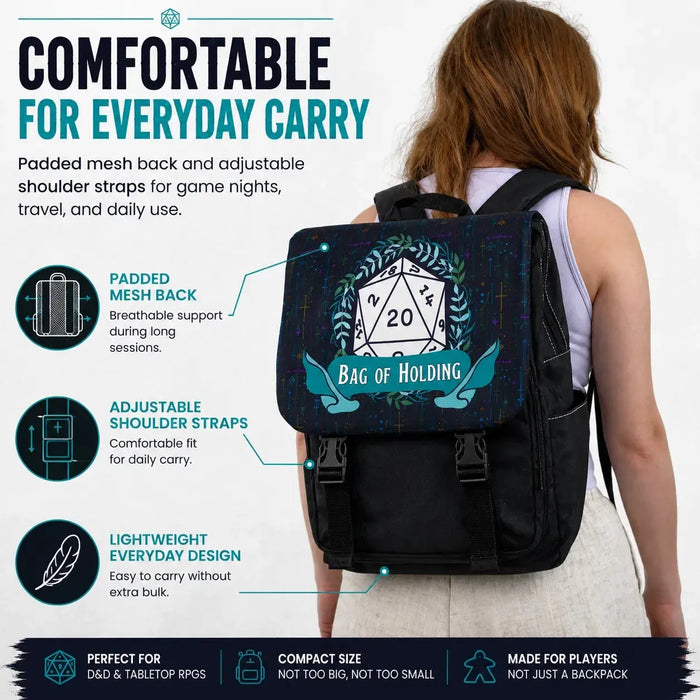 Bag of Holding Laptop Backpack for Tabletop Gamers - Adventurer's Forge