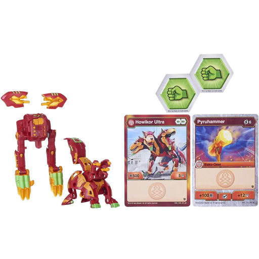 Bakugan: Armored Alliance - Howlkor Ultra Bakugan Toy with Baku-Gear - Spin Master - Baku-Gear Series