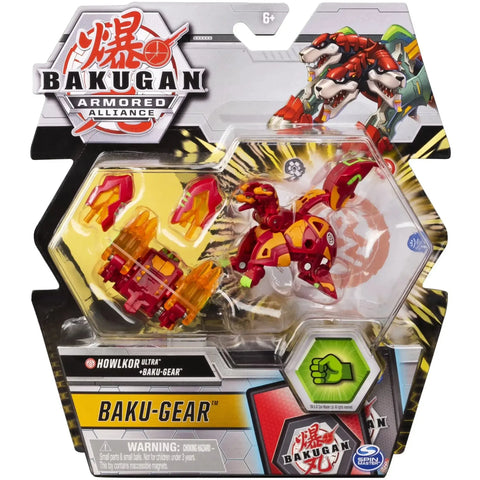 Bakugan: Armored Alliance - Howlkor Ultra Bakugan Toy with Baku-Gear - Spin Master - Baku-Gear Series - Image 1