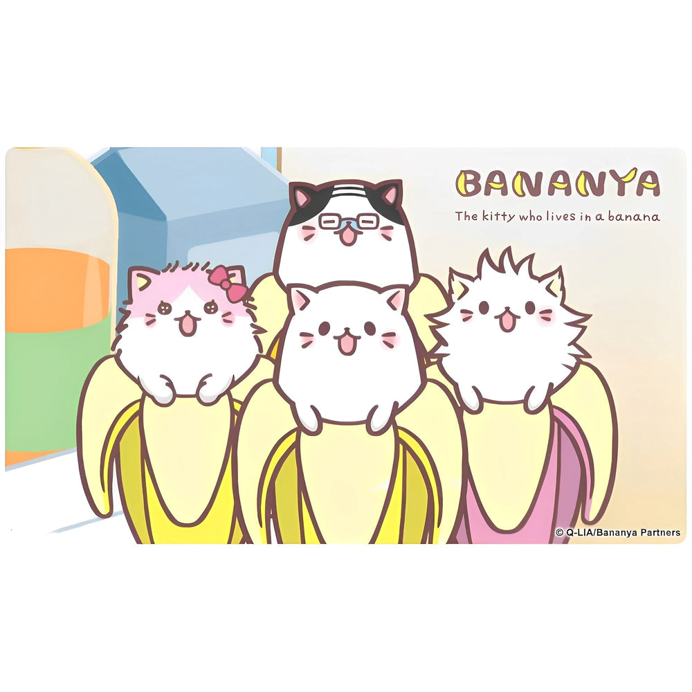 Bananya - Daddy Bananya Card Game Standard Size Playmat - Japanime Games - Player's Choice Game Accessories Series