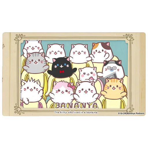 Bananya - Group Photo Bananya Family Card Game Standard Size Playmat - Japanime Games - Player's Choice Game Accessories Series