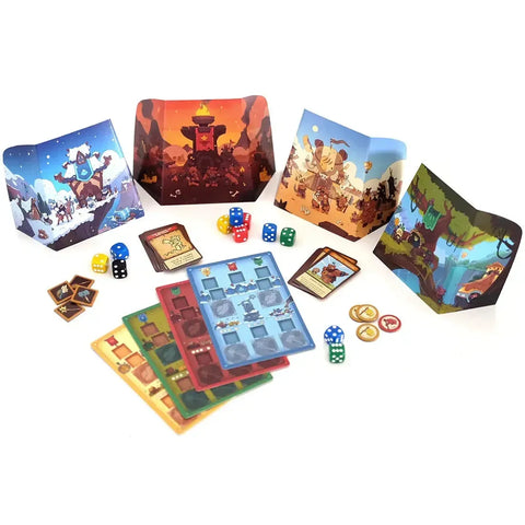 BarBEARian Battlegrounds - Worker Placement War Board Game for Family, Adults, and Children (2-4 Players, Ages 8+) - GreenBrier Games