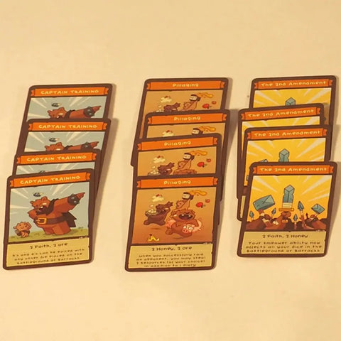 BarBEARian Battlegrounds - Worker Placement War Board Game for Family, Adults, and Children (2-4 Players, Ages 8+) - GreenBrier Games