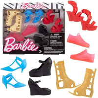 Barbie Accessories Curvy & Tall Doll Shoe Pack (5 Pairs)
