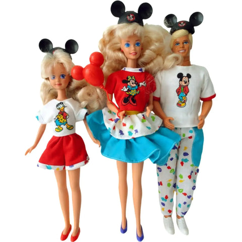 Barbie [Disney: Mickey Mouse & Friends] - Barbie & Friends Gift Doll Set - Mattel - Toys 