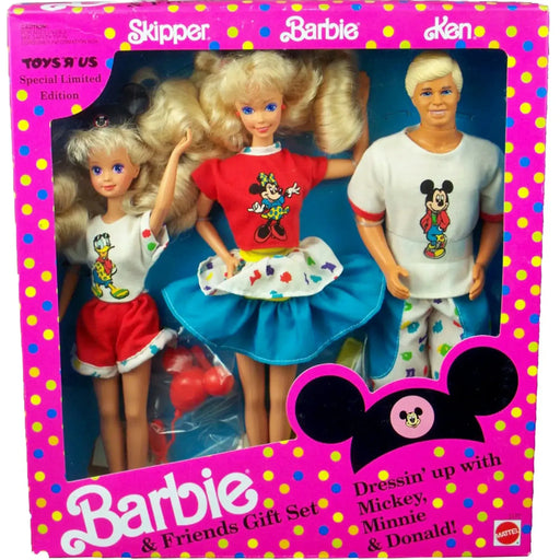 Barbie [Disney: Mickey Mouse & Friends] - Barbie & Friends Gift Doll Set - Mattel - Toys "R" Us Special Limited Edition - (1991)