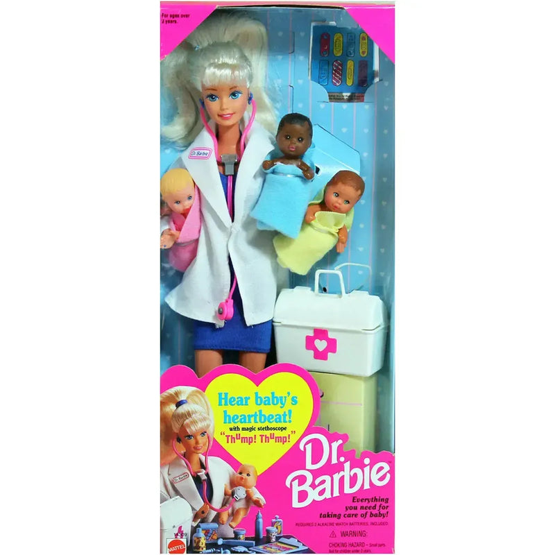 Barbie - Dr. Barbie with Three Babies Doll (11.5