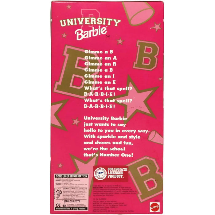 Barbie - Indiana University Special Edition Cheerleader Doll (12") - Mattel - University Barbie Collection Series (1996)