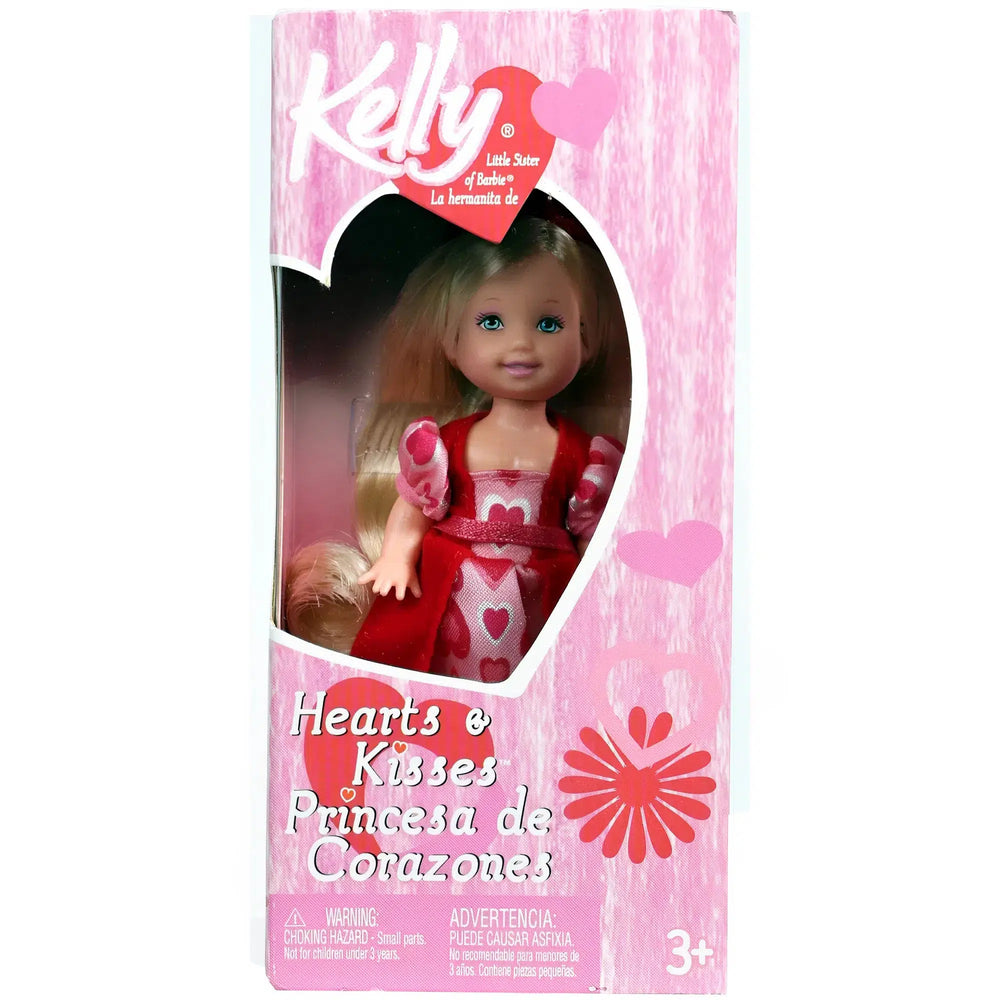 Barbie [Kelly: Little Sister of Barbie] - Valentines Day Hearts & Kisses Princesa de Corazones Doll (Blonde Version) - Mattel