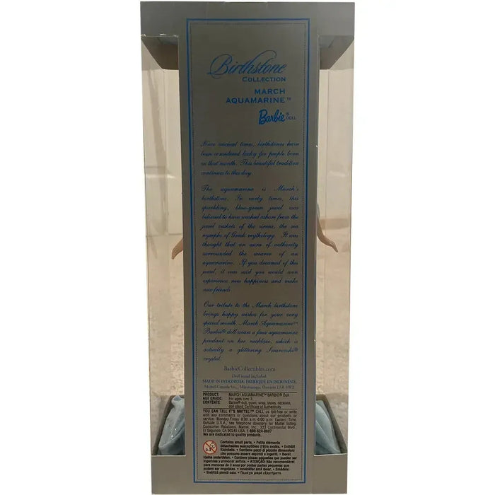 Barbie - March Aquamarine Barbie Doll (11", Collector Edition) - Mattel - Barbie Collectibles Series, Birthstone Collection Series (2002)