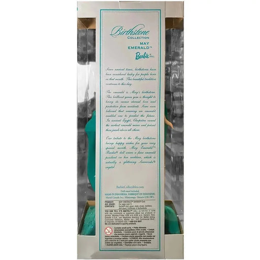 Barbie - May Emerald Barbie Doll (11", Collector Edition) - Mattel - Barbie Collectibles Series, Birthstone Collection Series (2002)