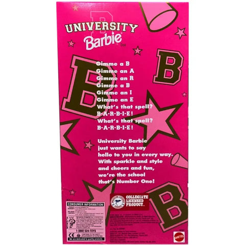 Barbie [NCAA] - Northwestern Wildcats Football Team Cheerleader Barbie Doll (11.5