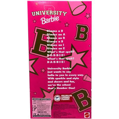 Barbie [NCAA] - Northwestern Wildcats Football Team Cheerleader Barbie Doll (11.5", Special Edition) - Mattel - University Series (1996)