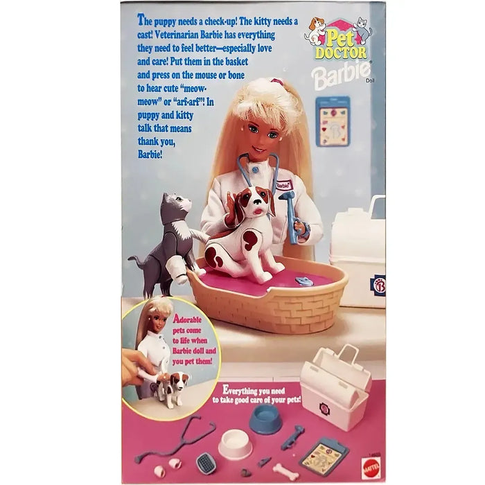 Barbie - Pet Doctor Barbie Doll Set - Mattel - (1996)
