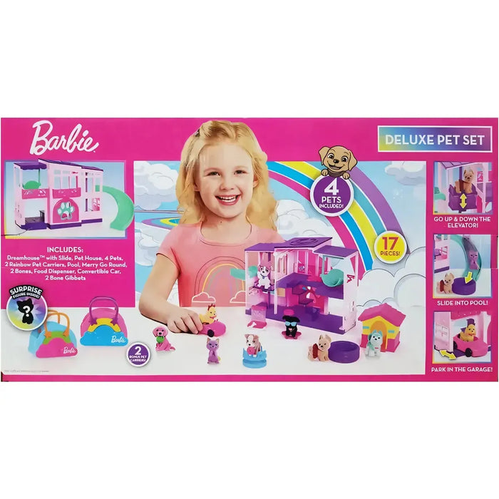 Barbie: Pets Deluxe Pet Dreamhouse Toy Set Just Play — Poggers