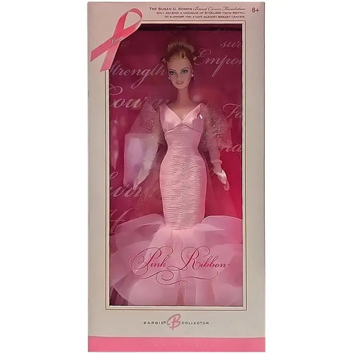 Barbie [Susan G. Komen Breast Cancer Foundation] - Pink Ribbon Barbie Doll (11") - Mattel - Pink Label Barbie Collector Series