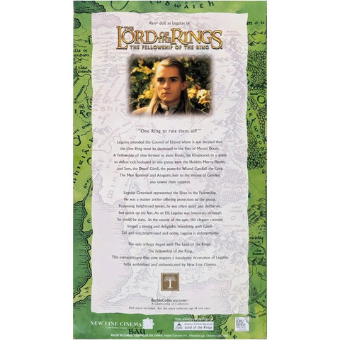 Barbie [The Lord of the Rings: The Fellowship of the Ring] - Ken as Legolas Doll Figure - Mattel - Barbie Collector Series (2004)
