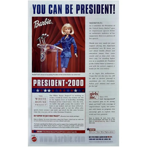 Barbie [The White House Project] - President 2000 Barbie Doll (11.5