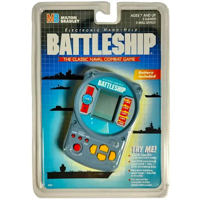 Battleship - Electronic Handheld Game - Milton Bradley - (1995)