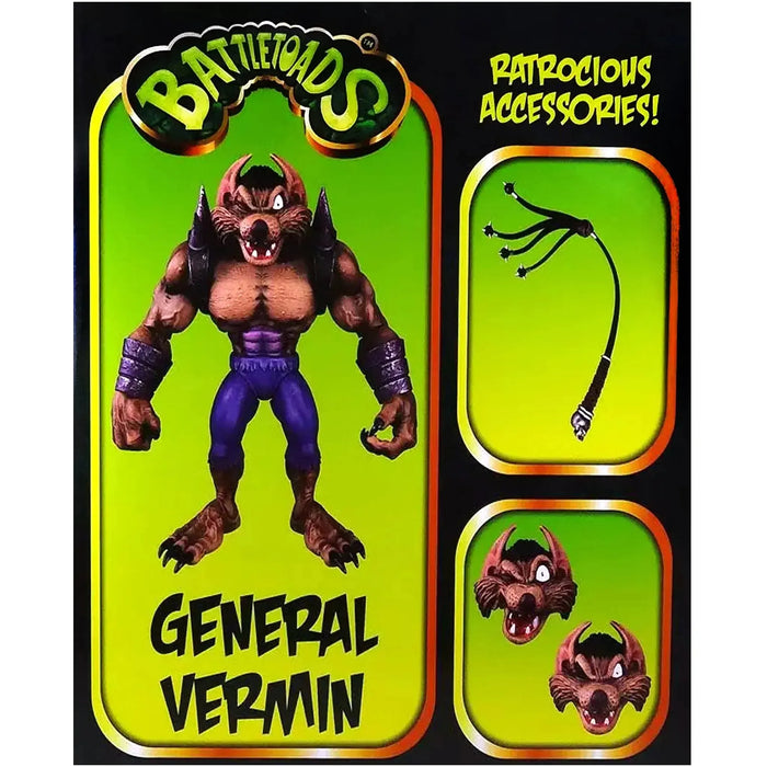 Battletoads - General Vermin (End Boss) Action Figure (12") - Premium DNA Toys - (2023)
