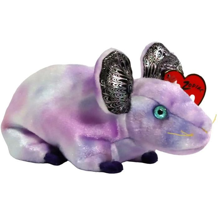Beanie Babies - Chinese Zodiac Rat Plush (6.5") - Ty - Ty Zodiac Collection - (2000)