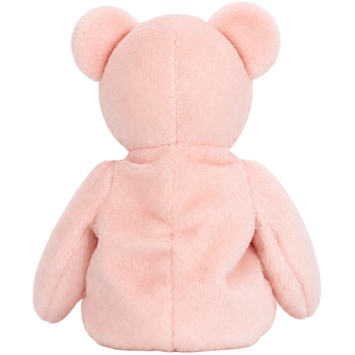 Beanie Babies - Cure the Bear Plush (8") - Ty - Breast Cancer Awareness Collection - (2003)