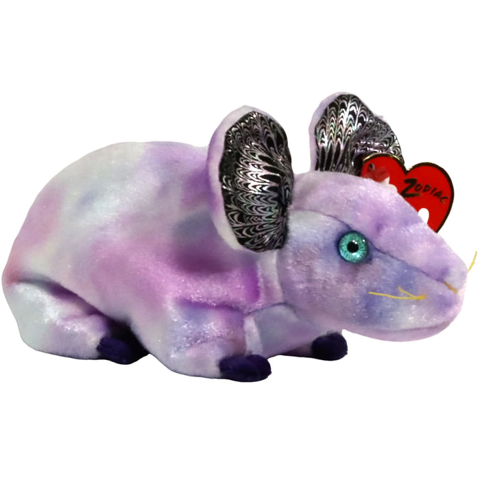 Beanie Babies - Chinese Zodiac Rat Plush (6.5") - Ty - Ty Zodiac Collection - (2000)