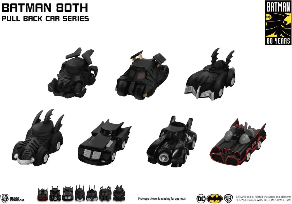 Beast Kingdom Batman 80th Anniversary Series Batmobile 1995 Movie Version Pull Back Car