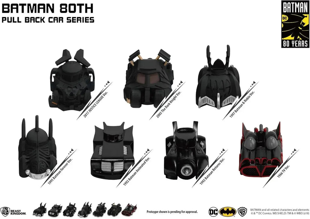 Beast Kingdom Batman 80th Anniversary Series Batmobile 1995 Movie Version Pull Back Car