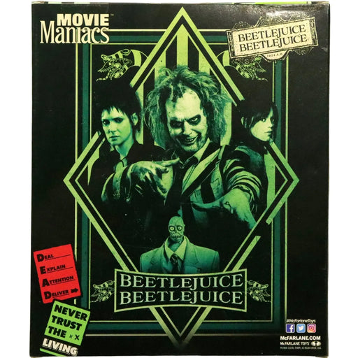 Beetlejuice [Beetlejuice Beetlejuice] - Betelgeuse Figure (6", Glow in the Dark Edition, Limited 1 of 5,100) - McFarlane Toys - Movie Maniacs Platinum Edition - (2024)