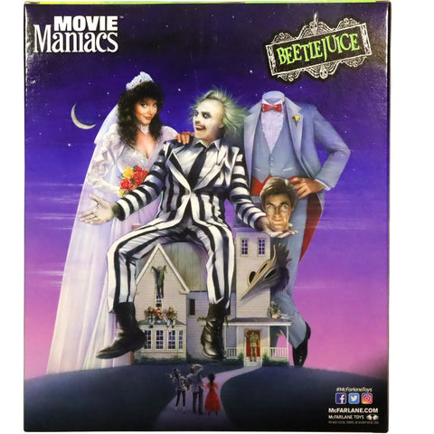Beetlejuice [Beetlejuice] - Black & White Striped Suit Betelgeuse Figure (6