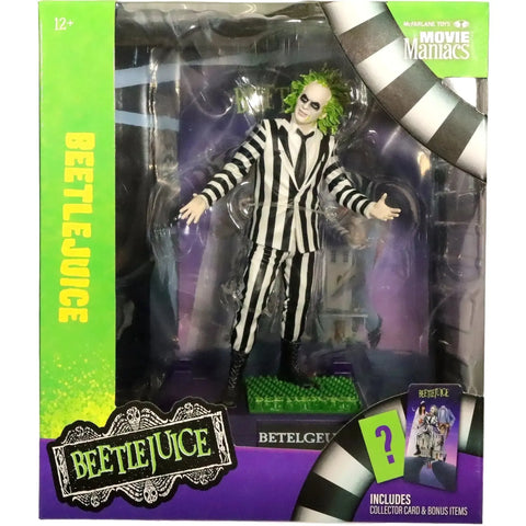 Beetlejuice [Beetlejuice] - Black & White Striped Suit Betelgeuse Figure (6