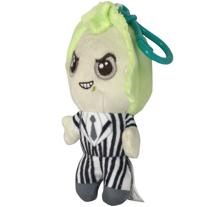Beetlejuice - Beetlejuice Plush Dangler Clip-On Keychain (4.5") - Bullsitoy - Bio-Exorcist Series - (2024)