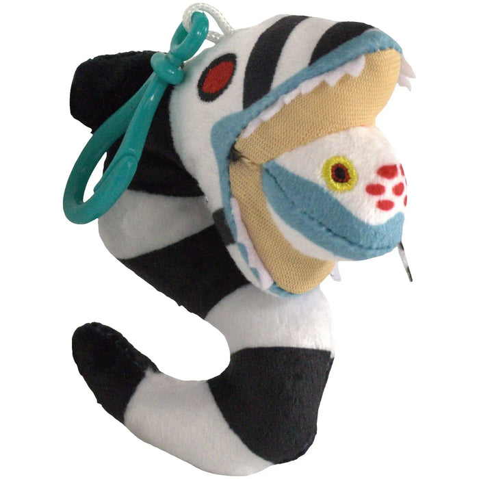 Beetlejuice - Sandworm Plush Dangler Clip-On Keychain (4") - Bullsitoy - Bio-Exorcist Series - (2024)
