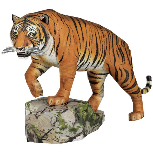 Bengal Tiger Figure Model Kit (Steel, Moderate Difficulty) - Fascinations - Metal Earth Series