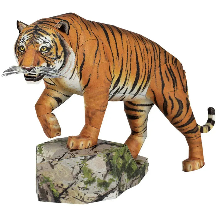 Bengal Tiger Figure Model Kit (Steel, Moderate Difficulty) - Fascinations - Metal Earth Series