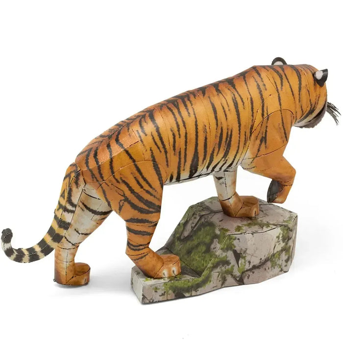 Bengal Tiger Figure Model Kit (Steel, Moderate Difficulty) - Fascinations - Metal Earth Series
