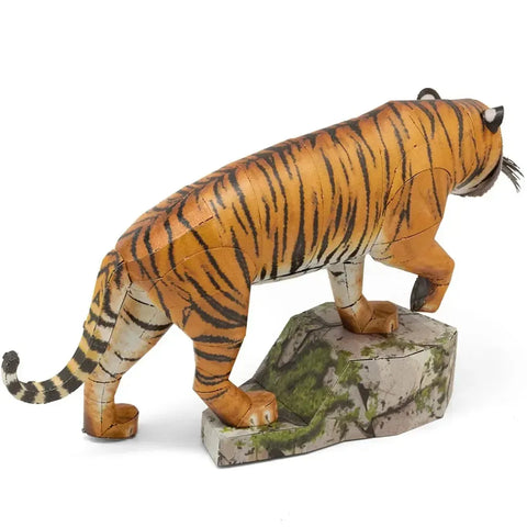 Bengal Tiger Figure Model Kit (Steel, Moderate Difficulty) - Fascinations - Metal Earth Series