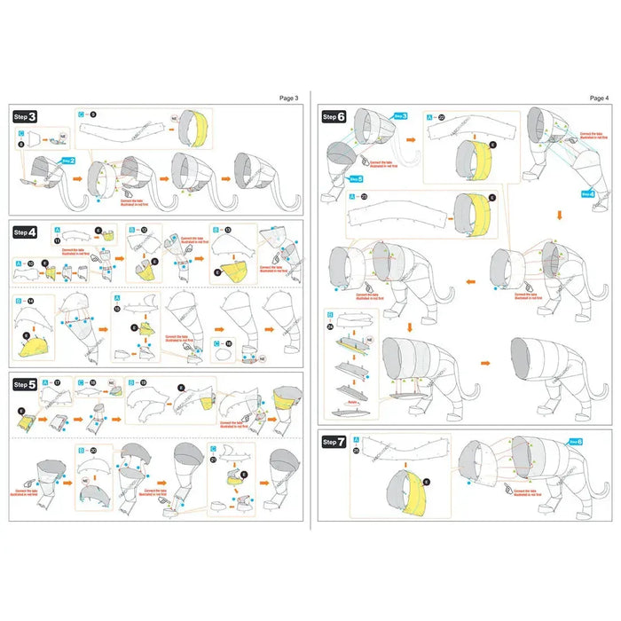 Bengal Tiger Figure Model Kit (Steel, Moderate Difficulty) - Fascinations - Metal Earth Series