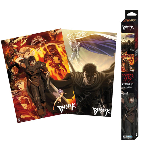 Berserk - Guts & Griffith Boxed Poster Set (20.5"x15") - ABYstyle