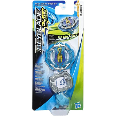 Beyblade Burst Turbo - Kraken K4 Spinning Battle Top Toy - Hasbro - Slingshock Series
