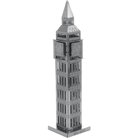 Big Ben Tower Figure Model Kit (Steel, Moderate Difficulty) - Fascinations - Metal Earth Series