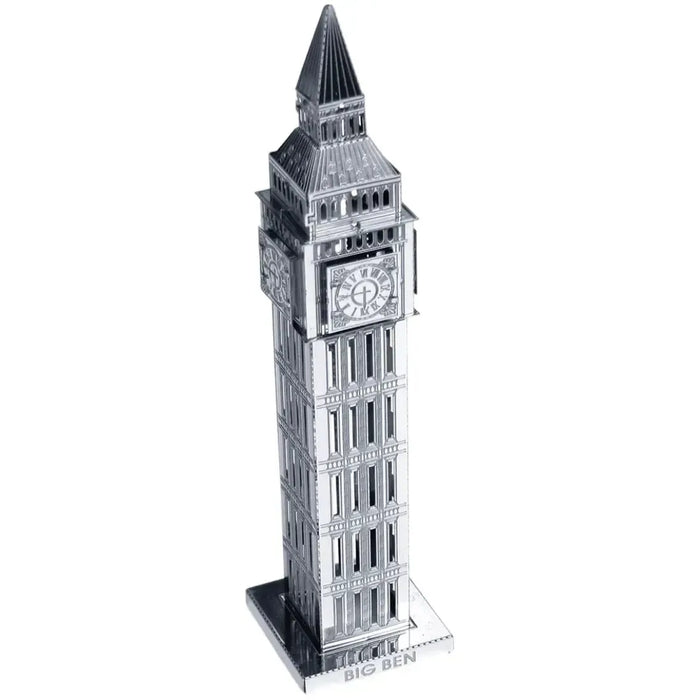 Big Ben Tower Figure Model Kit (Steel, Moderate Difficulty) - Fascinations - Metal Earth Series