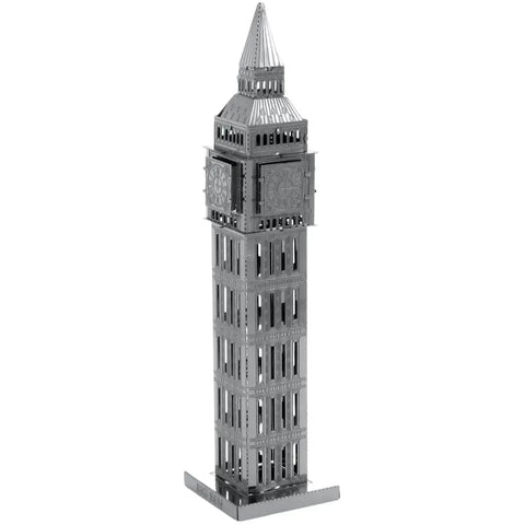 Big Ben Tower Figure Model Kit (Steel, Moderate Difficulty) - Fascinations - Metal Earth Series