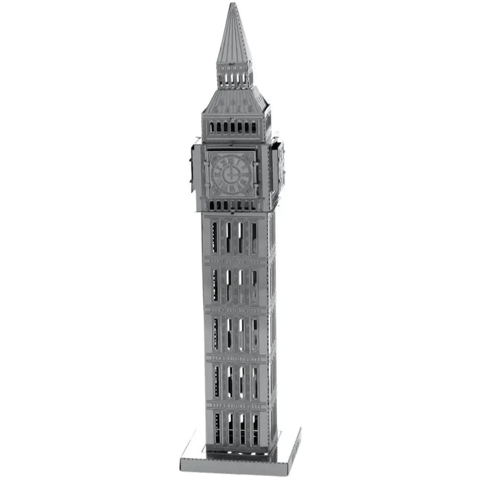 Big Ben Tower Figure Model Kit (Steel, Moderate Difficulty) - Fascinations - Metal Earth Series