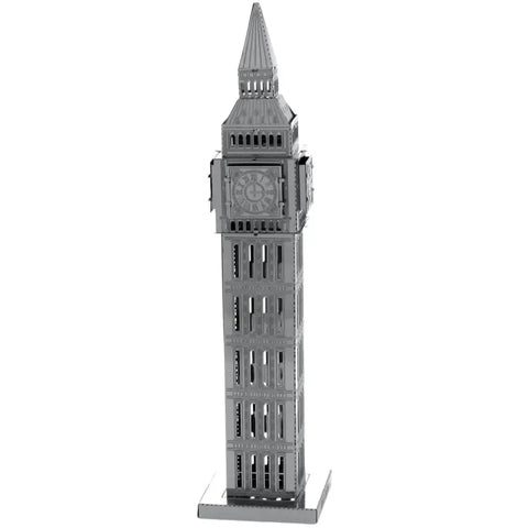 Big Ben Tower Figure Model Kit (Steel, Moderate Difficulty) - Fascinations - Metal Earth Series
