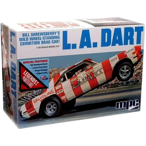 Billy Lewis "Wild Bill" Shrewsberry L.A. Dart Drag Car Figure Model Kit (1:25 Scale) - Round 2