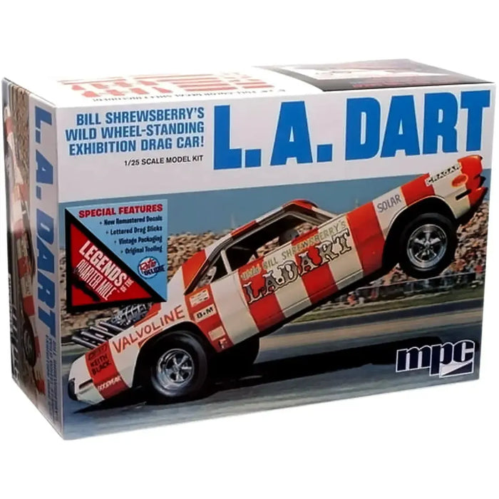 Billy Lewis "Wild Bill" Shrewsberry L.A. Dart Drag Car Figure Model Kit (1:25 Scale) - Round 2