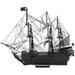 Black Pearl (Black Version) Ship 3D Figure Model Kit (Steel, Hard Difficulty) - Fascinations - Metal Earth Premium Series - (2022)
